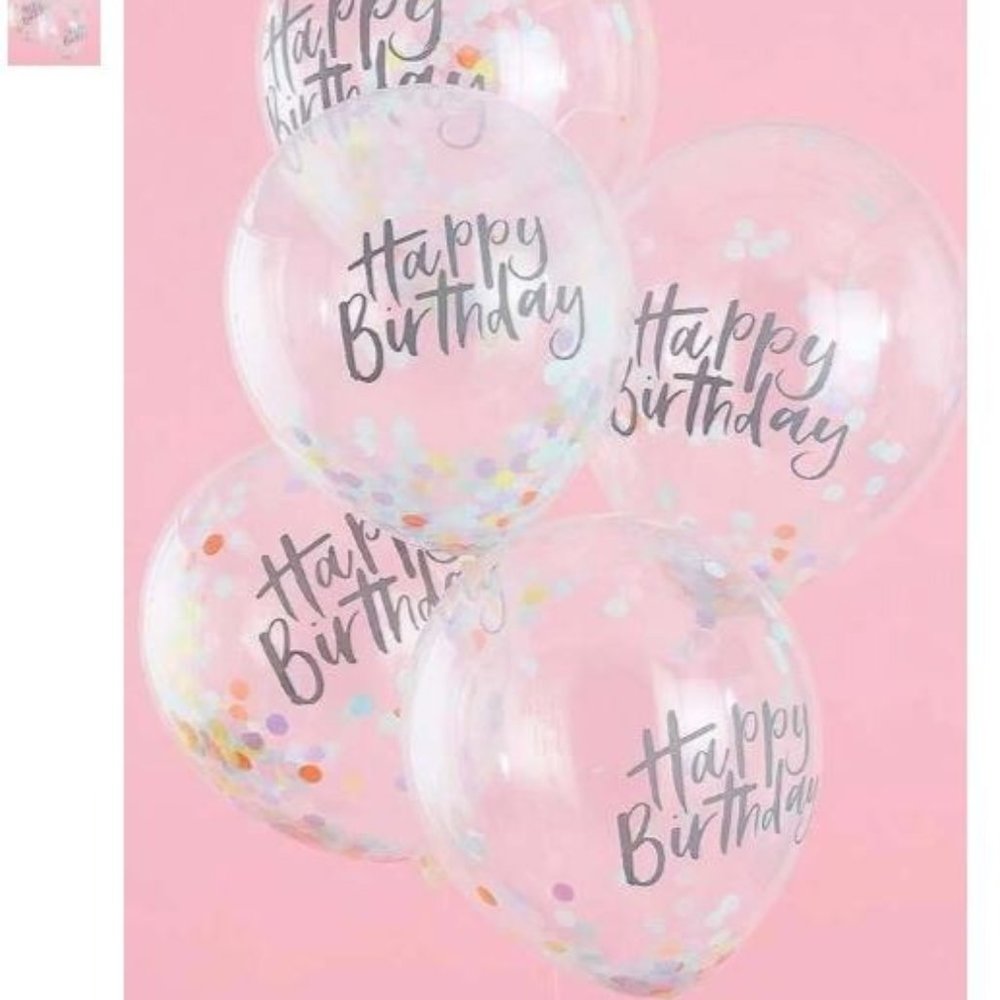 10 pc Decorative Birthday Balloon Set